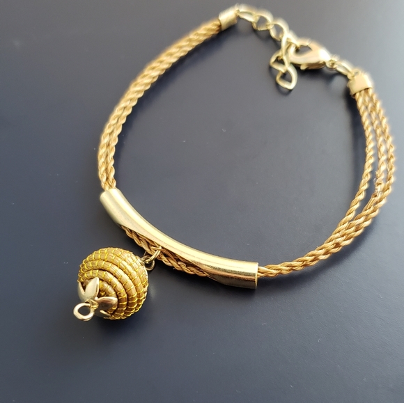 Woven Gold Bracelet - Picture 2 of 2